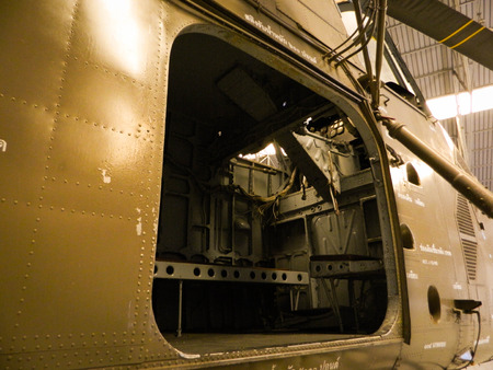 Old helicopterの写真素材