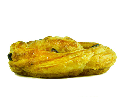 sweet breads isolated on white backgroundの写真素材