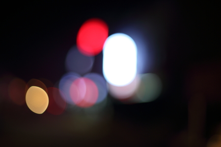 circle bokeh lights backgroundの写真素材