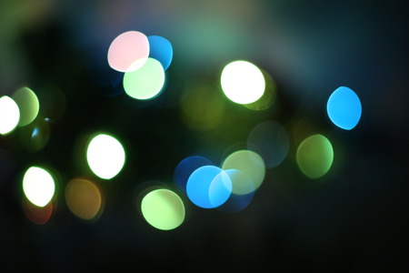 circle bokeh lights backgroundの写真素材
