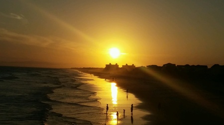 Sunset Emerald Isle North Carolinaの素材
