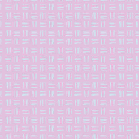 Vector seamless abstract pattern with blue stripes and check pattern in pink background for textile,...