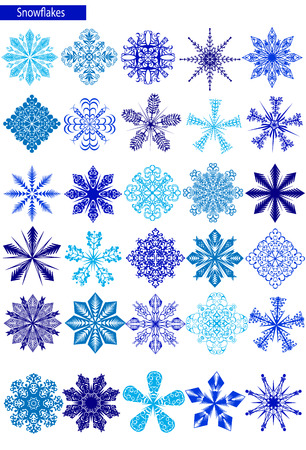 Snowflakesのイラスト素材
