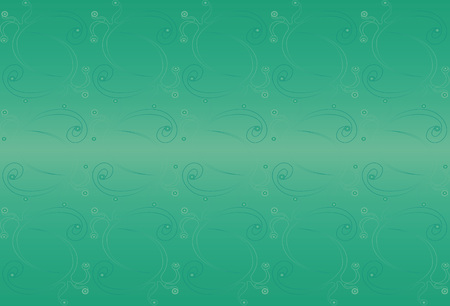 Fantasy green background with decorative elements. Persian green.のイラスト素材