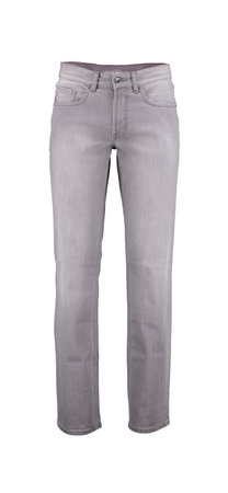 Gray jeans. Isolated image on a white background. Nobody. Photo on a mannequin.の写真素材