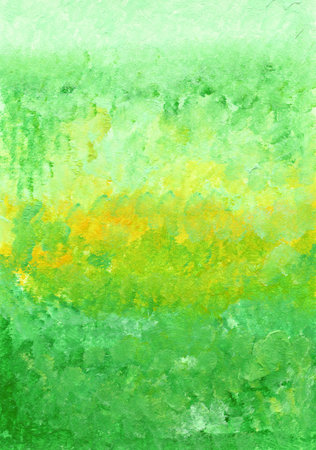 Vertical texture green background. Acrylic paint strokes. Nature.の写真素材