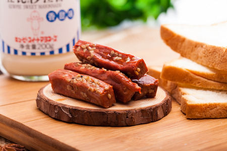 The beef on the board.のeditorial素材