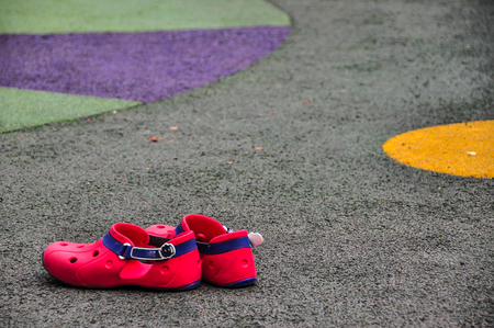 Plastic shoe.の写真素材