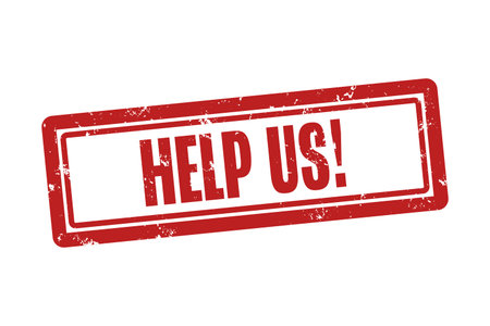 A red stamp isolated on white background.の写真素材