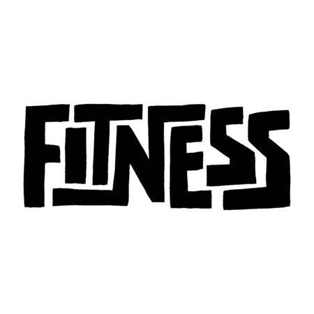 Fitness Sport Active lifestyleのイラスト素材
