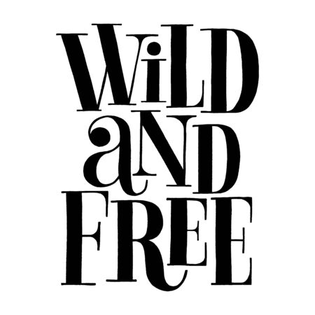 Wild and freeのイラスト素材