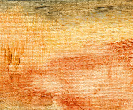 Abstract oil painting on canvas.Textured background. Hand-drawn oil painting. Abstract art background. Fragment of artwork. Modern art. Colorful textured canvas.の写真素材