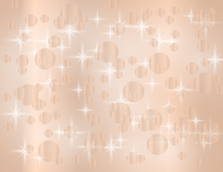 Abstract Sparkling Stars on Blue Holiday Background. Vector Illustration.のイラスト素材