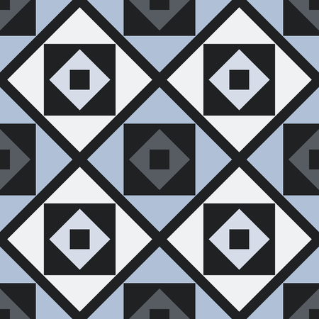 Seamless geometry pattern, repeatable background for website, wallpaper, textile printing, texture, editable, in vectorのイラスト素材