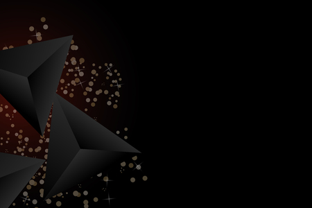 Abstract Triangle Background. 3D Triangles. Modern Wallpaper. Vector illustrationのイラスト素材