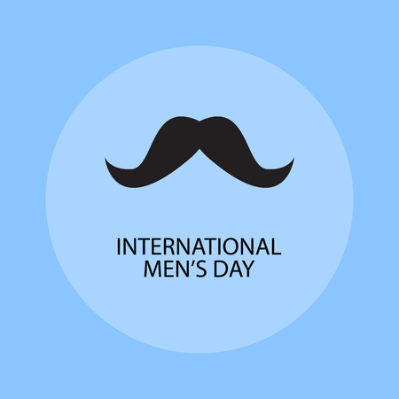 Vector illustration of a Poster or Banner For International Man's Day.のイラスト素材