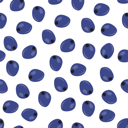 Pattern of black olives  for your design, packing, leaflets, signboards. Flat Vector illustration.のイラスト素材