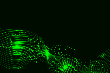 Abstract Sparkling Stars Golden Holiday Background bokeh effect. Vector Illustration.のイラスト素材