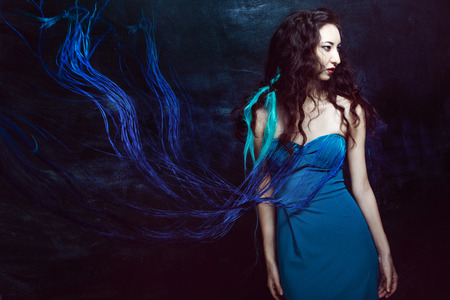 Elegant girlの写真素材