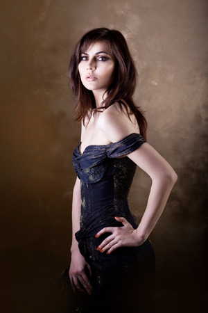 Portrait of the beautiful girlの写真素材