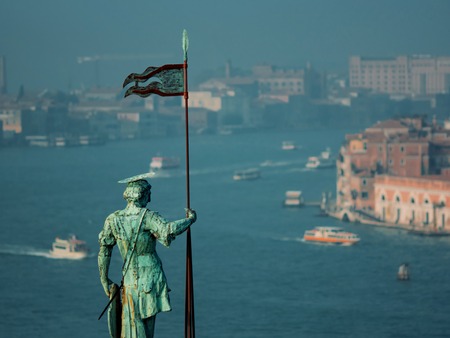 View from the bell tower San Giorgio Maggiore, Venice, Italy