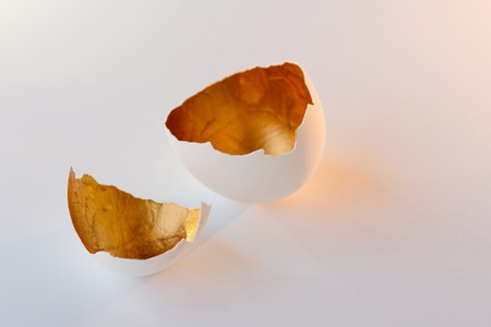 A symbol of new life, eggs shells