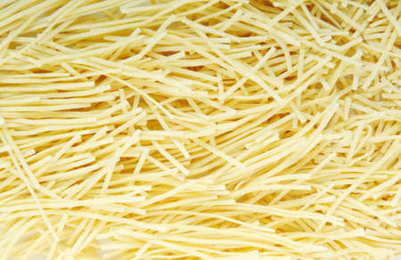 Dry Vermicelli Pasta Closeup