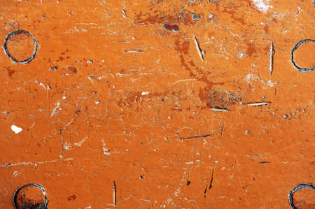 painted old wooden wall. red background