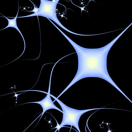 Silvery-blue stars, which look at us.