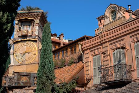 Tbilisi, Georgia - October 20, 2018: Historical building view of Theater of puppets of Tbilisiのeditorial素材