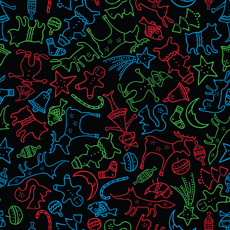 Vector pattern of the theme of new yearのイラスト素材