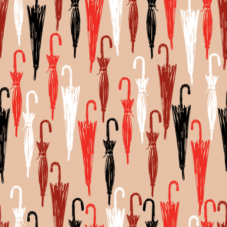 background of the closed umbrellasのイラスト素材