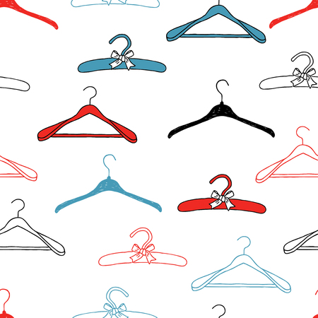 Pattern of the clothes hangerのイラスト素材