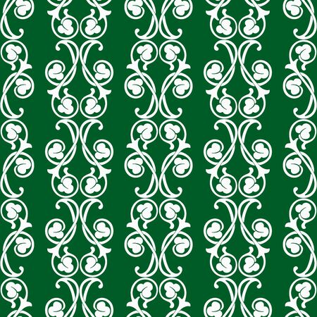 Seamless background of silhouettes vintage desiign elementsのイラスト素材