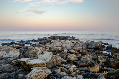 The Rocks Direct Your Attention To The Horizon