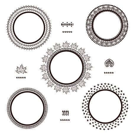 Vintage label with ornamentのイラスト素材