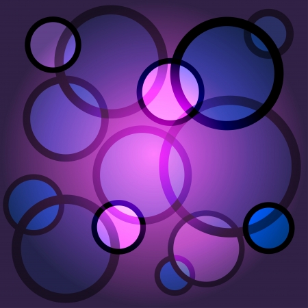 Abstract Background with Color Circlesのイラスト素材