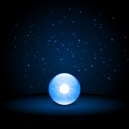 Crystal Ball on Dark Backgroundのイラスト素材