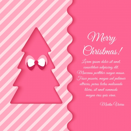 Illustration of Christmas Greeting Card. Vector designのイラスト素材