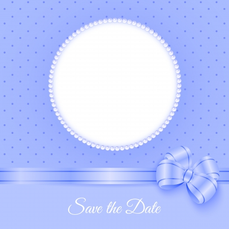 Save the Date. Card template with photoframeのイラスト素材