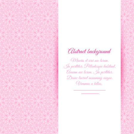 Abstract background with ornate pattern. Vector designのイラスト素材