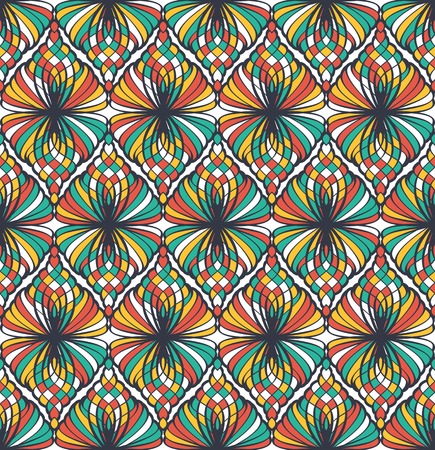 Abstract mosaic seamless patternのイラスト素材