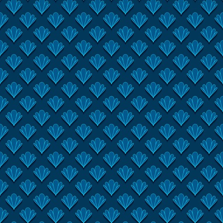 Abstract Shell Seamless Pattern.のイラスト素材