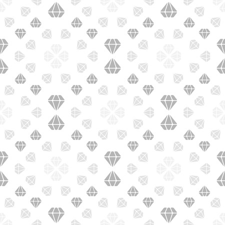 Light seamless pattern with diamonds. Repeating luxury background. Vector designのイラスト素材
