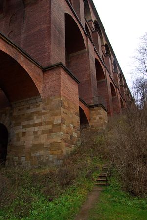 valley bridge 14の写真素材