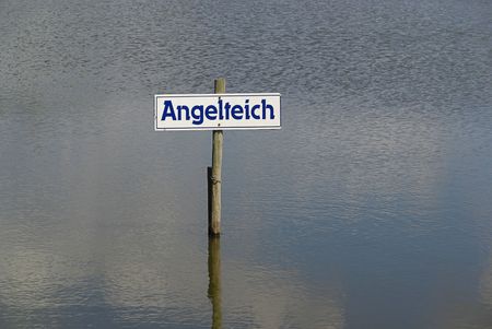 fishing pond 01の写真素材