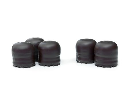 chocolate marshmallow 01の写真素材