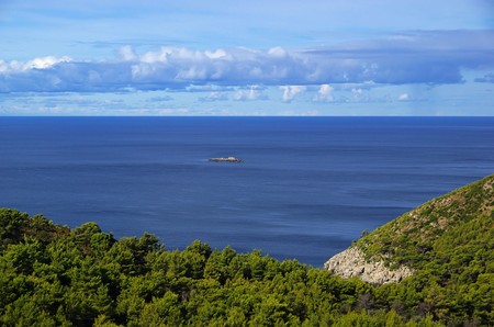 mljet coastの写真素材