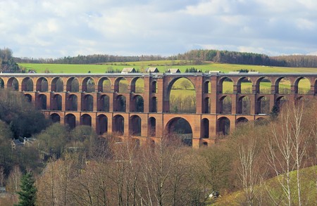 Goltzsch valley bridge 37の写真素材