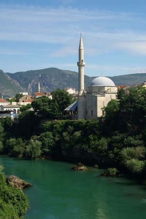 Mostar mosque 04の写真素材